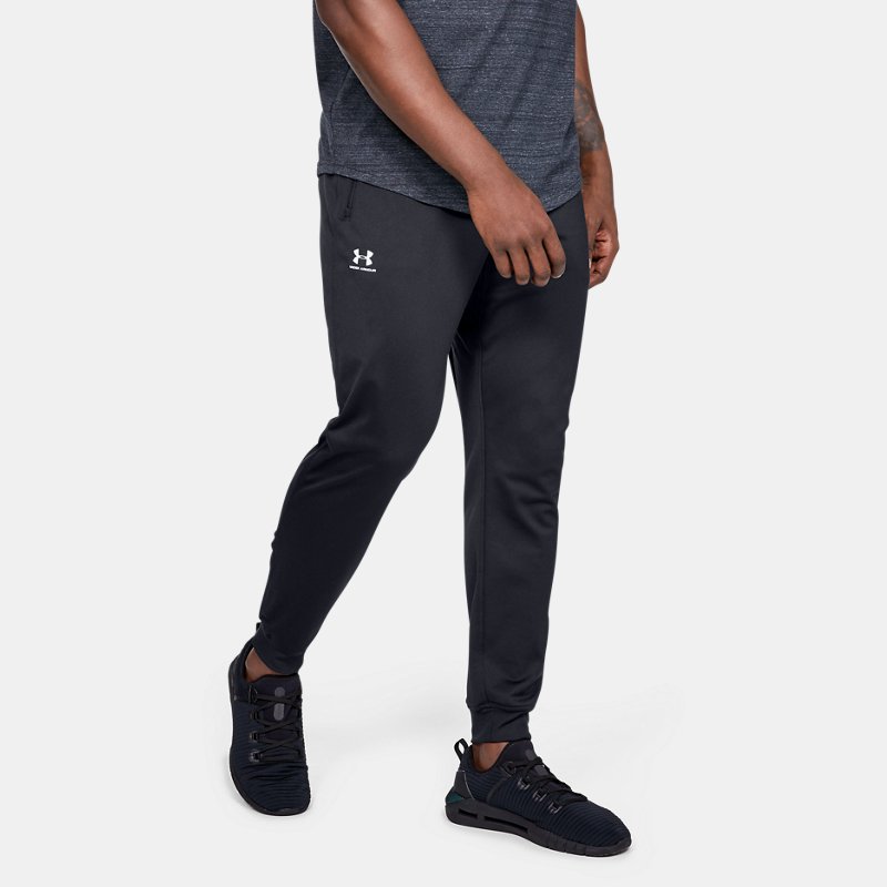 Pantalon de jogging Under Armour Sportstyle pour homme Noir / Blanc XS